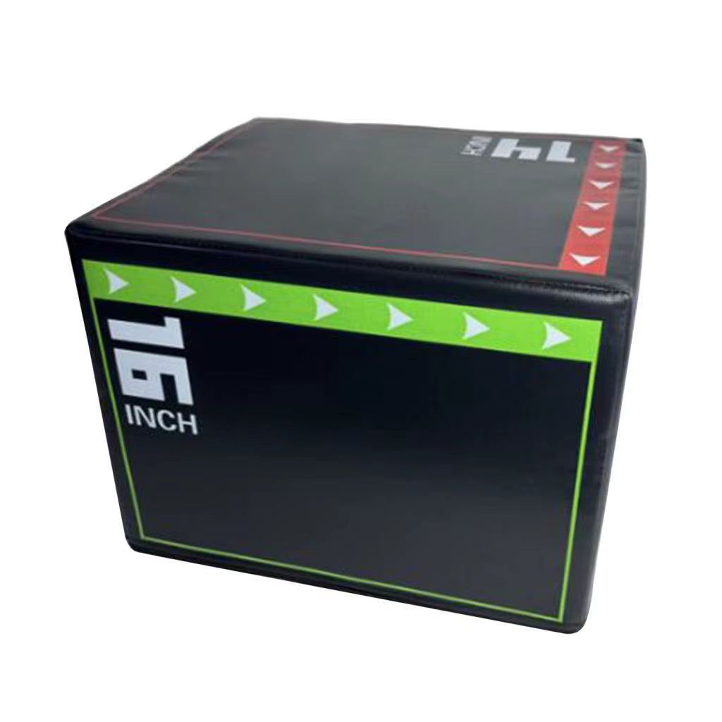 3 in 1 Jump Box Plyo Box High-Density Agility Box Conditioning Strength Training Dips Lunges for Home Gym Excerise Training
