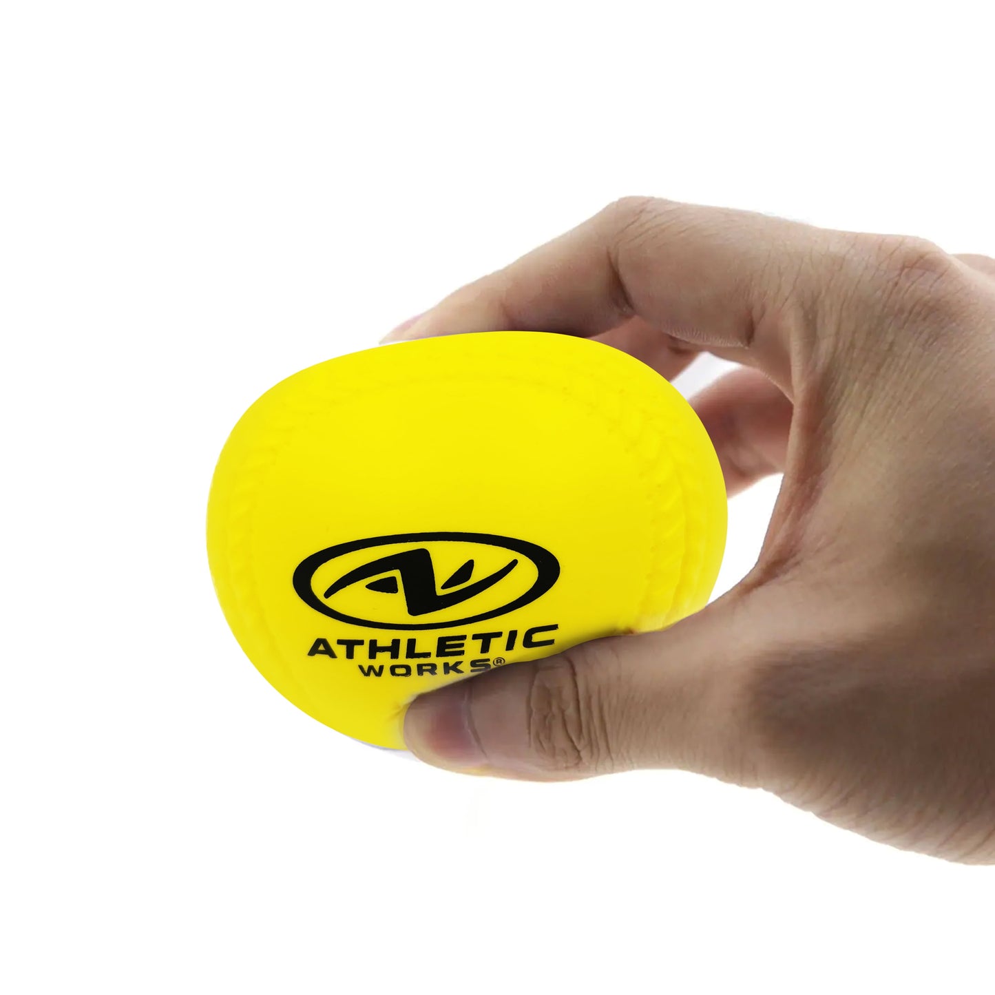 (3 Pack) 9 In. Practice Foam Baseballs with Carrying Bag, Yellow, 6 Pack, 1.5 Oz