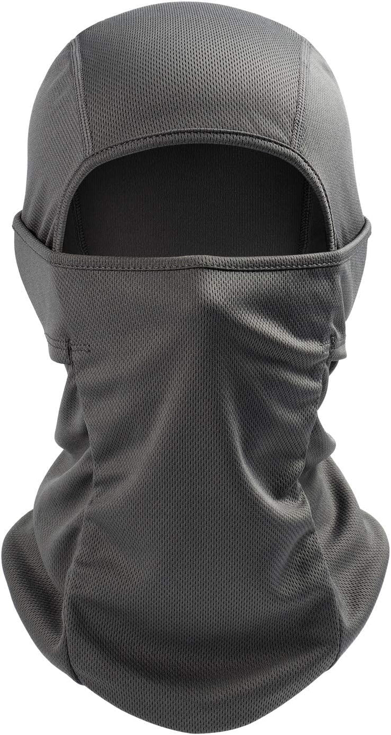 Ski Mask Balaclava Face Mask-Uv Protection Dustproof Windproof Face Cover for Men Women Skiing, Snowboarding, Cycling Hiking Gray