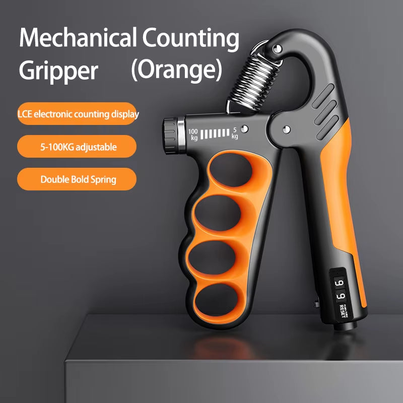 5-100Kg Adjustable Grip Strength Device for Rehabilitation Training, Muscle Enhancement, Strength Training, Grip Strength Device