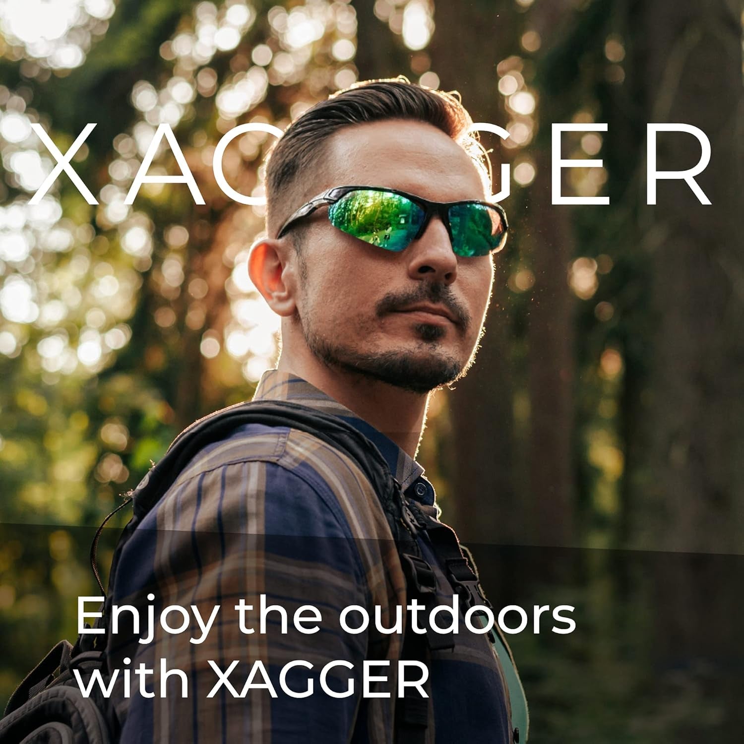 Polarized Sport Sunglasses for Men Women Wrap around UV400 Running Baseball Softball Fishing Driving Glasses