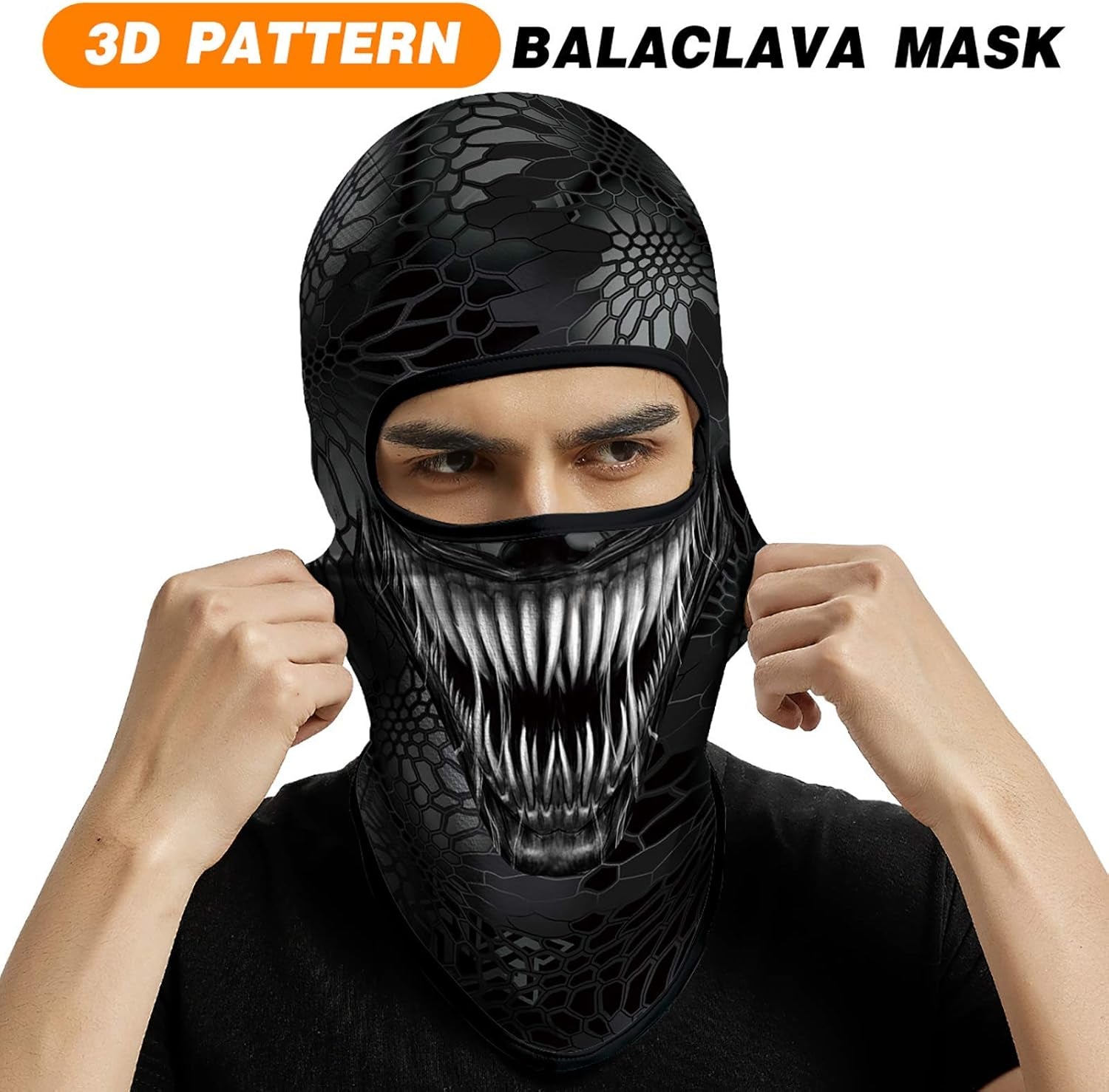 3D Balaclava Ski Mask Cool Skull Animal Full Face Mask Cycling/Motorcycle/Halloween