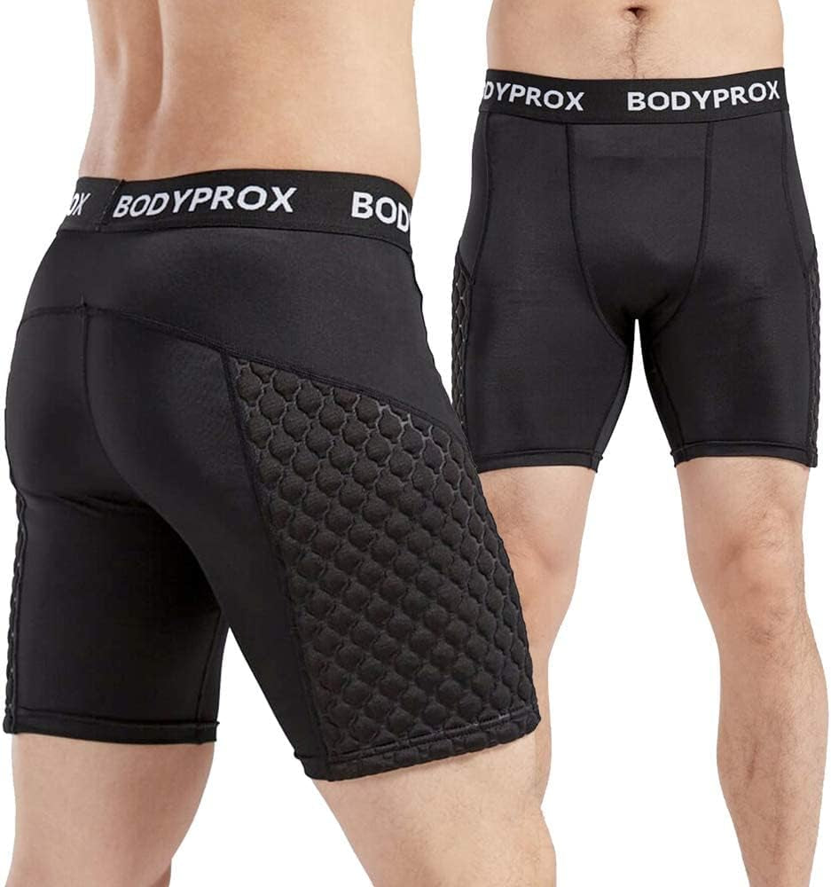 Baseball Sliding Shorts for Men, Compression Padded Slider Shorts