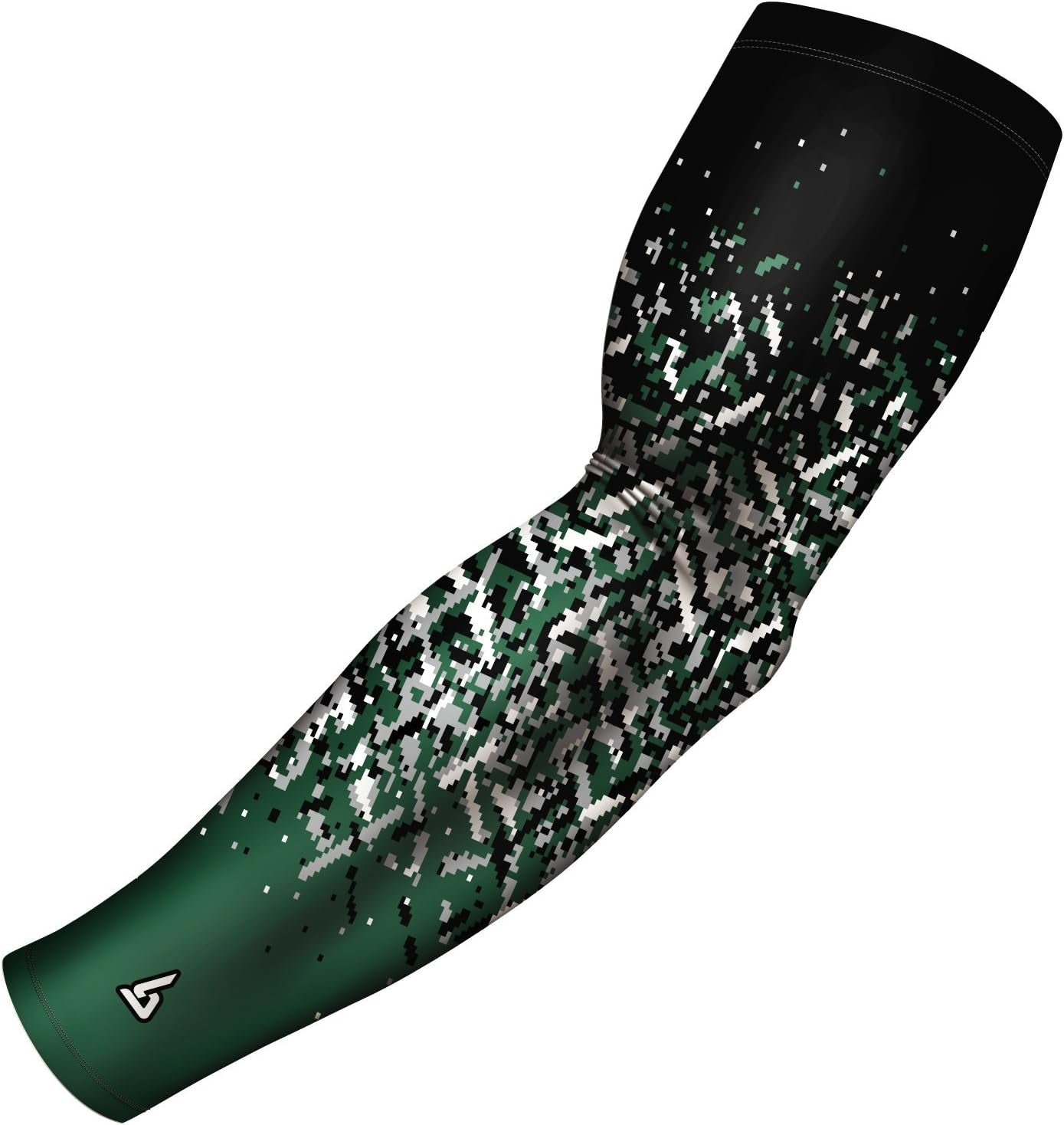 B-Driven Premium Pro-Fit Sports Compression Arm Sleeve (Single) Digital Designs Baseball Arm Sleeves for Men Women Youth
