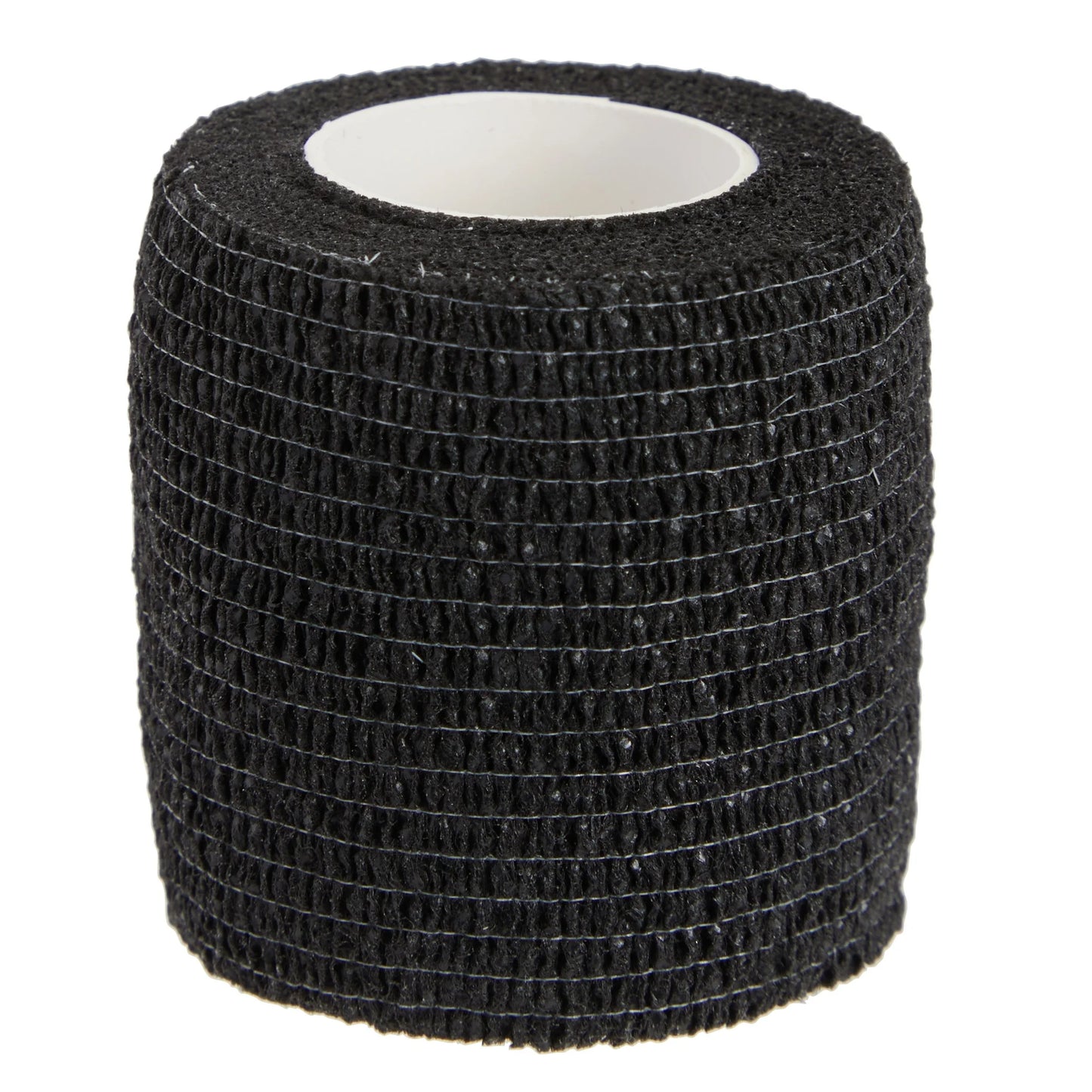 12-Rolls Self Adherent Bandage Wrap, Vet Tape - 2 in X 15 Ft Breathable, Elastic Cohesive Wrap Tape for Wrist, Swelling, Sports, Tattoo (Black)