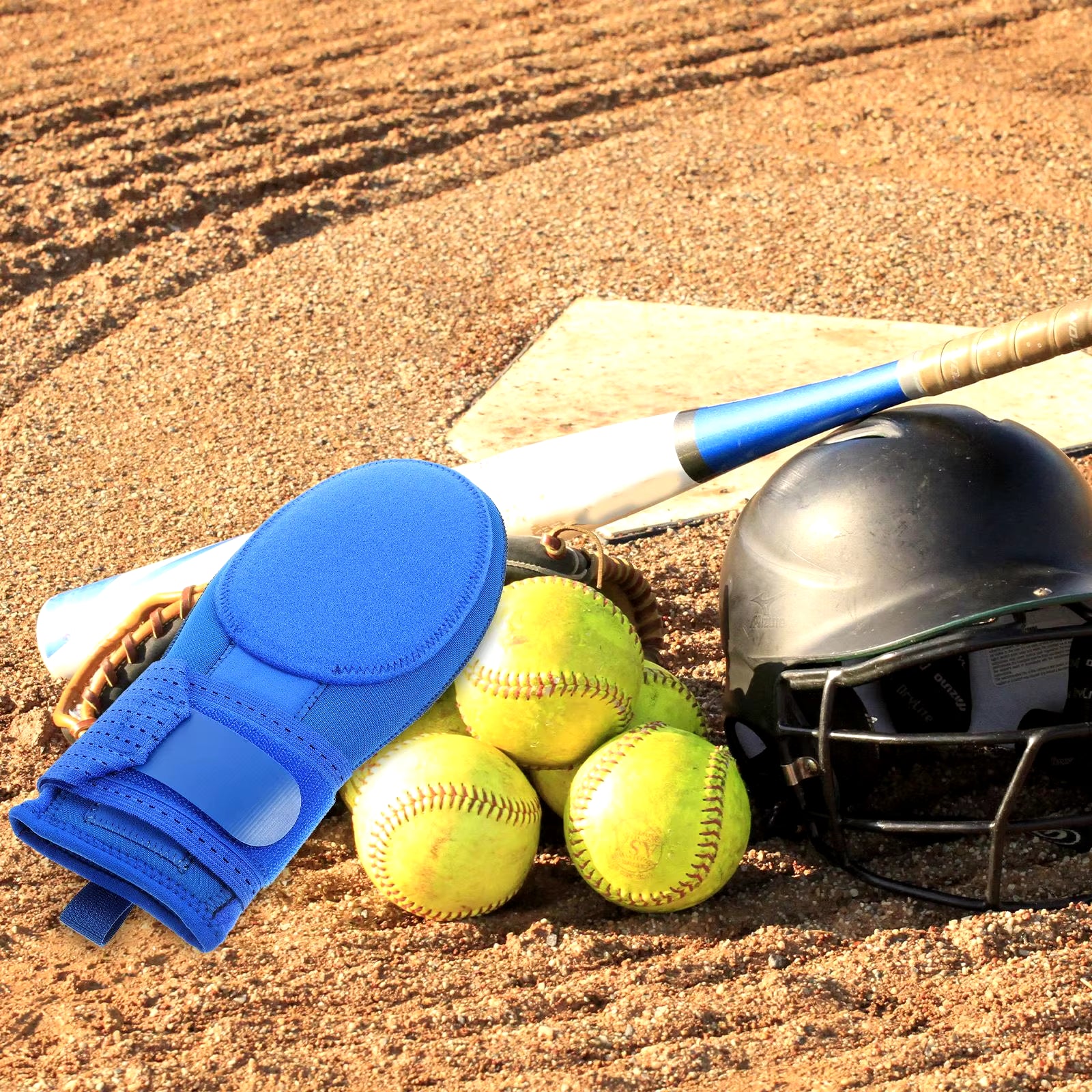 Baseballs Gloves Sliding Mitten Reusable Sliding Mitt Sports Sliding Glove for Training Adjustable Baseballs