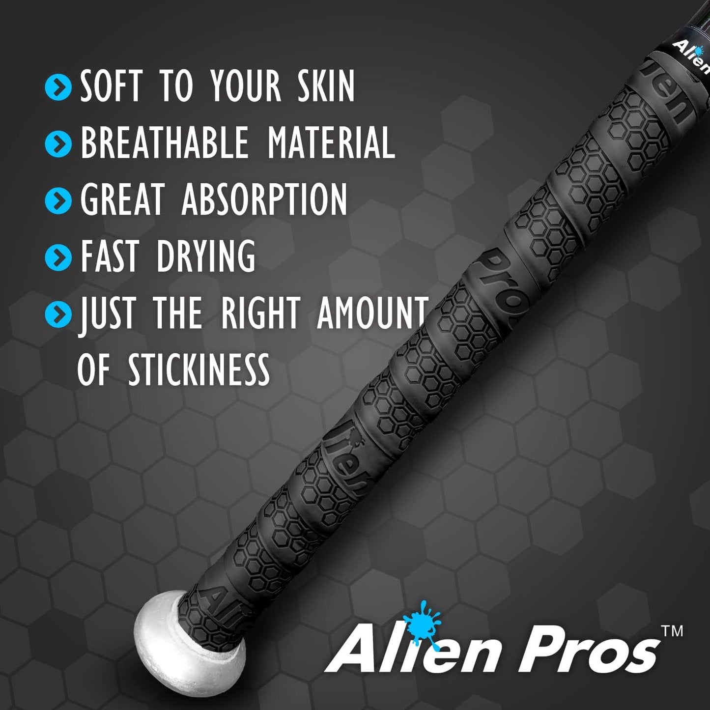 Bat Grip Tape for Baseball 1.1 MM (2 Pack) - Precut and Pro Quality Bat Tape - Wrap Your Bat for an Epic Home Run - Replacement for Old Baseball Bat Grip