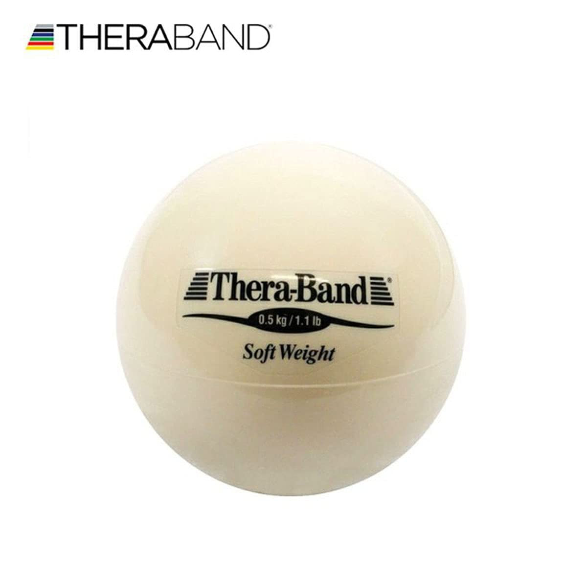 Soft Weight, 4.5" Diameter, Weighted Balls for Baseball, Weighted Balls for Softball, Hand Held Ball Shaped Isotonic, Shoulder Strength, Rotator Cuff & Throwing Trainer, Tan, 1.1LB