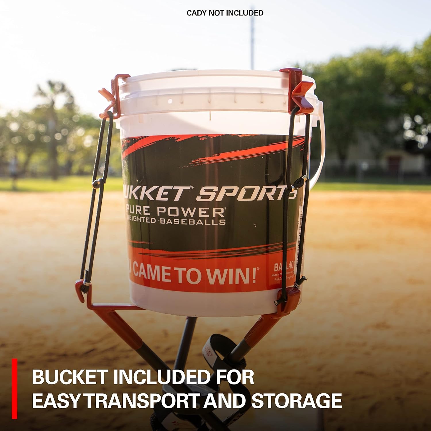 Rukket Pure Power Weighted Baseball/Softball Heavy Training Balls (1 Pound, 2 7/8-Inch), Practice Hitting, Batting and Pitching with Complete Control, Choose 15-Pack, 9-Pack, 3-Pack, or Bucket Holder
