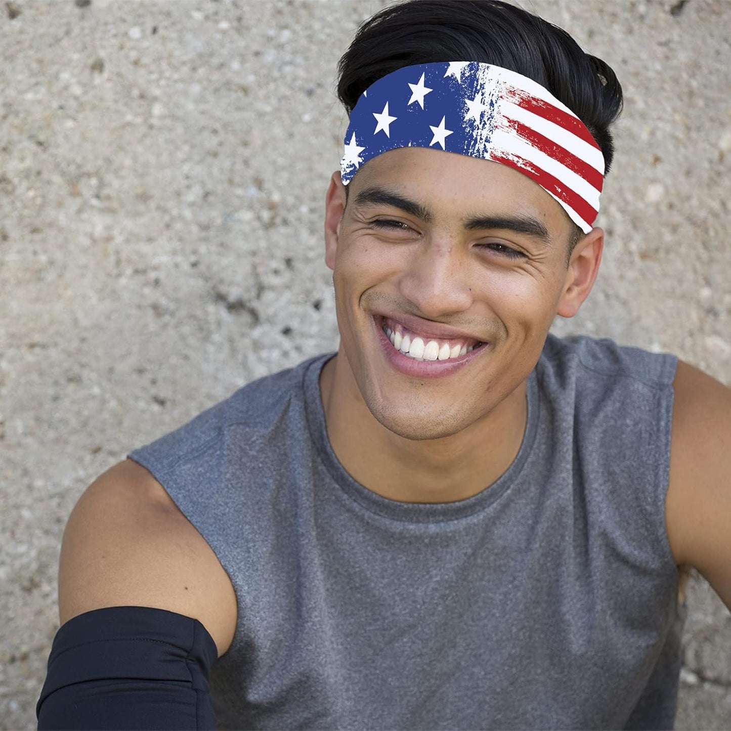 "American Flag" Moisture Wicking Headband