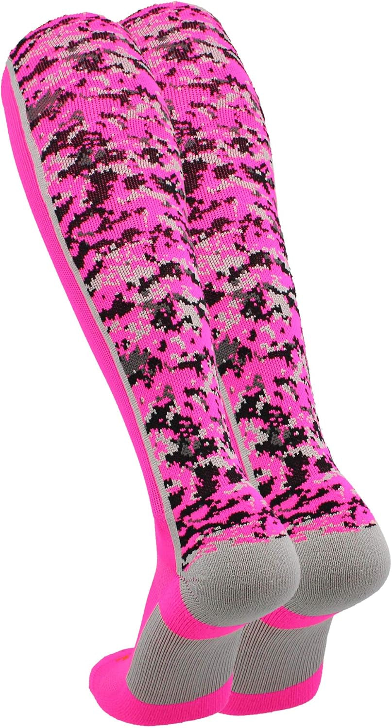 Digital Camo Baseball Socks for Youth, Boys, and Men - over the Calf Length