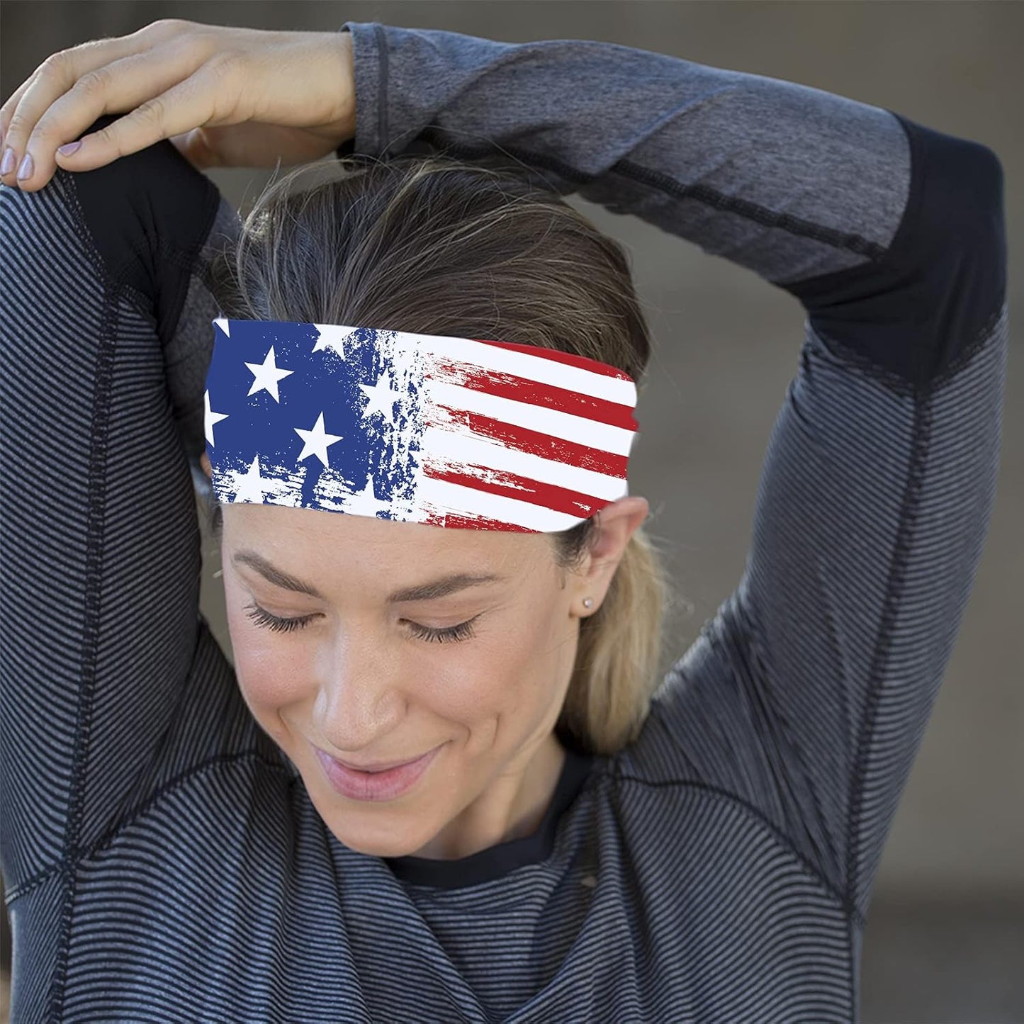"American Flag" Moisture Wicking Headband