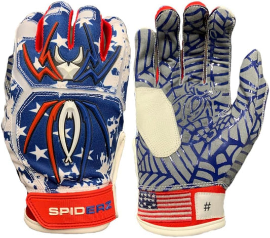 HYBRID Batting Gloves - Athletic Gold/White