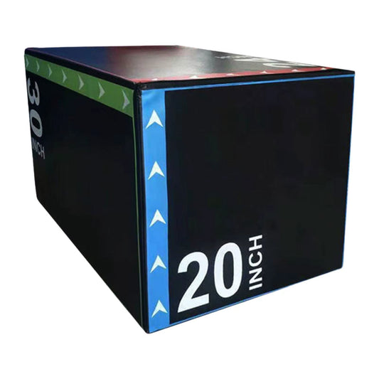 3 in 1 Jump Box Plyo Box High-Density Agility Box Conditioning Strength Training Dips Lunges for Home Gym Excerise Training