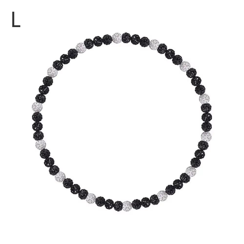 Baseball Necklace Rhinestones Disco Ball Clavicle Chain Accessory for Athletes and Music Lovers N2F5
