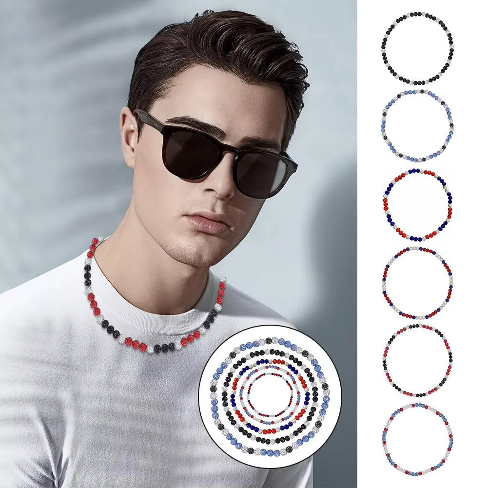 Baseball Necklace Rhinestones Disco Ball Clavicle Chain Accessory for Athletes and Music Lovers N2F5