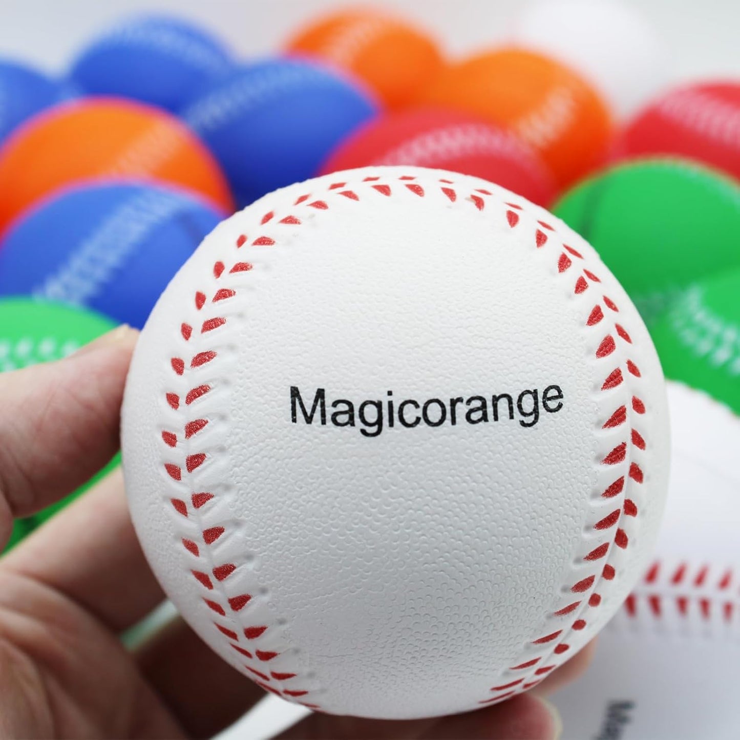 Baseball, Foam Baseballs 20 Pack Practice Training Baseballs Unmarked Baseball Soft Toss, Batting, Fielding, Hitting, Pitching