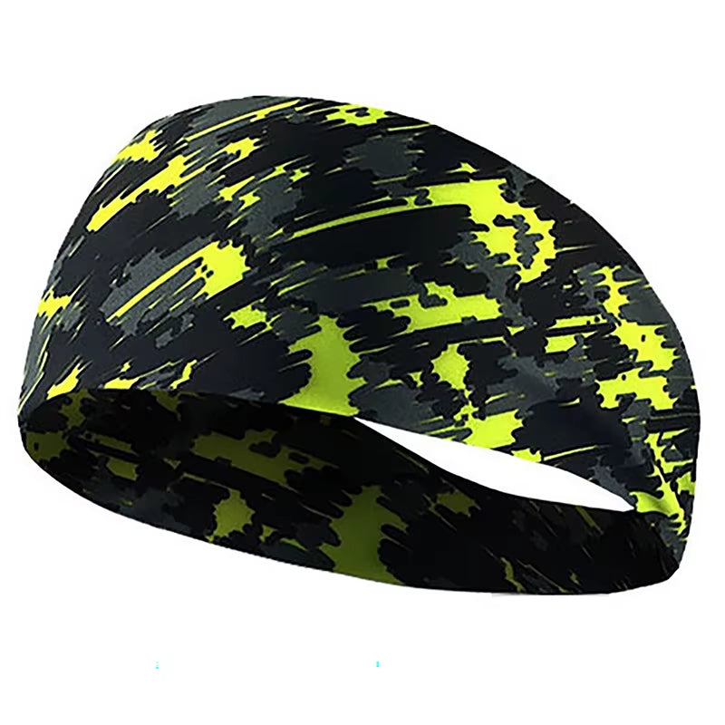 1PC Unisex Fitness anti Sweating Band Running Headband Sports Absorbing Yoga Hair