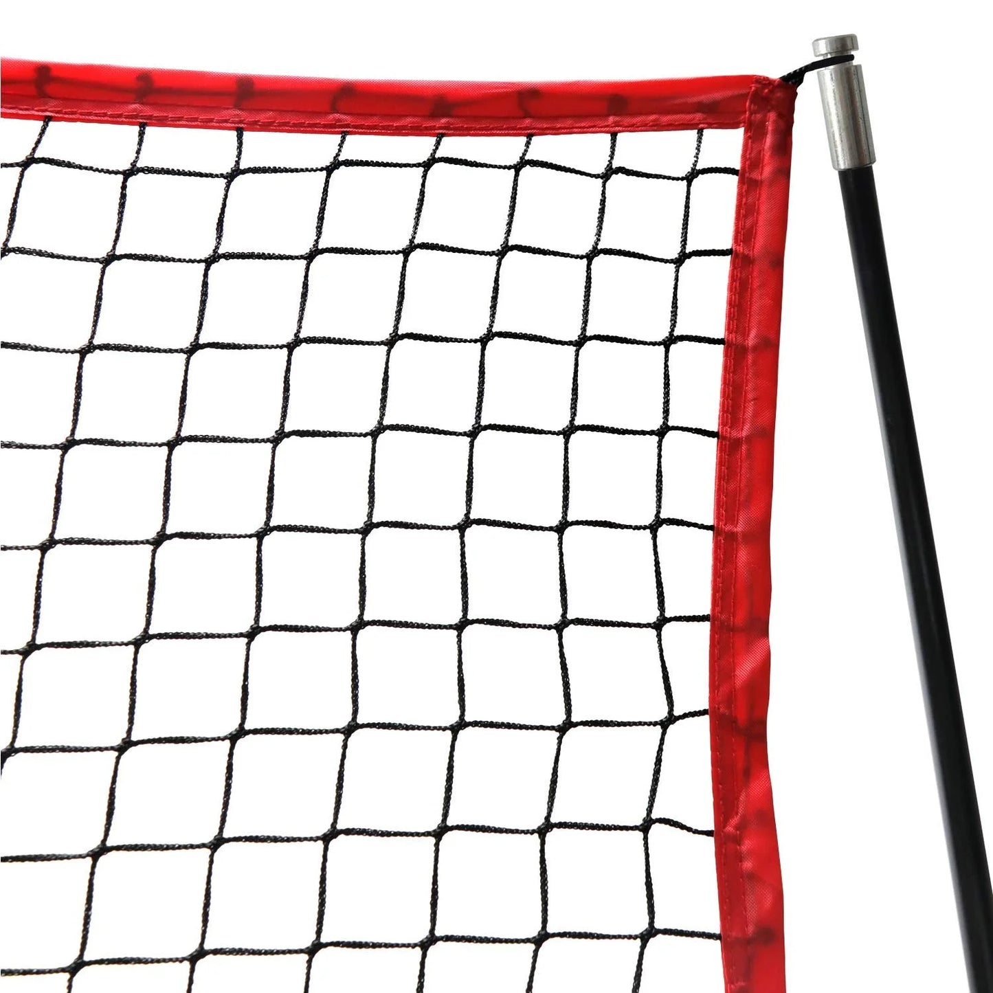 7 Ft. 7 Ft. Baseball Softball Practice Net Hitting Batting Catching Pitching Training Net with Carry Bag & Metal Bow Frame, Backstop Screen Equipment Training Aids