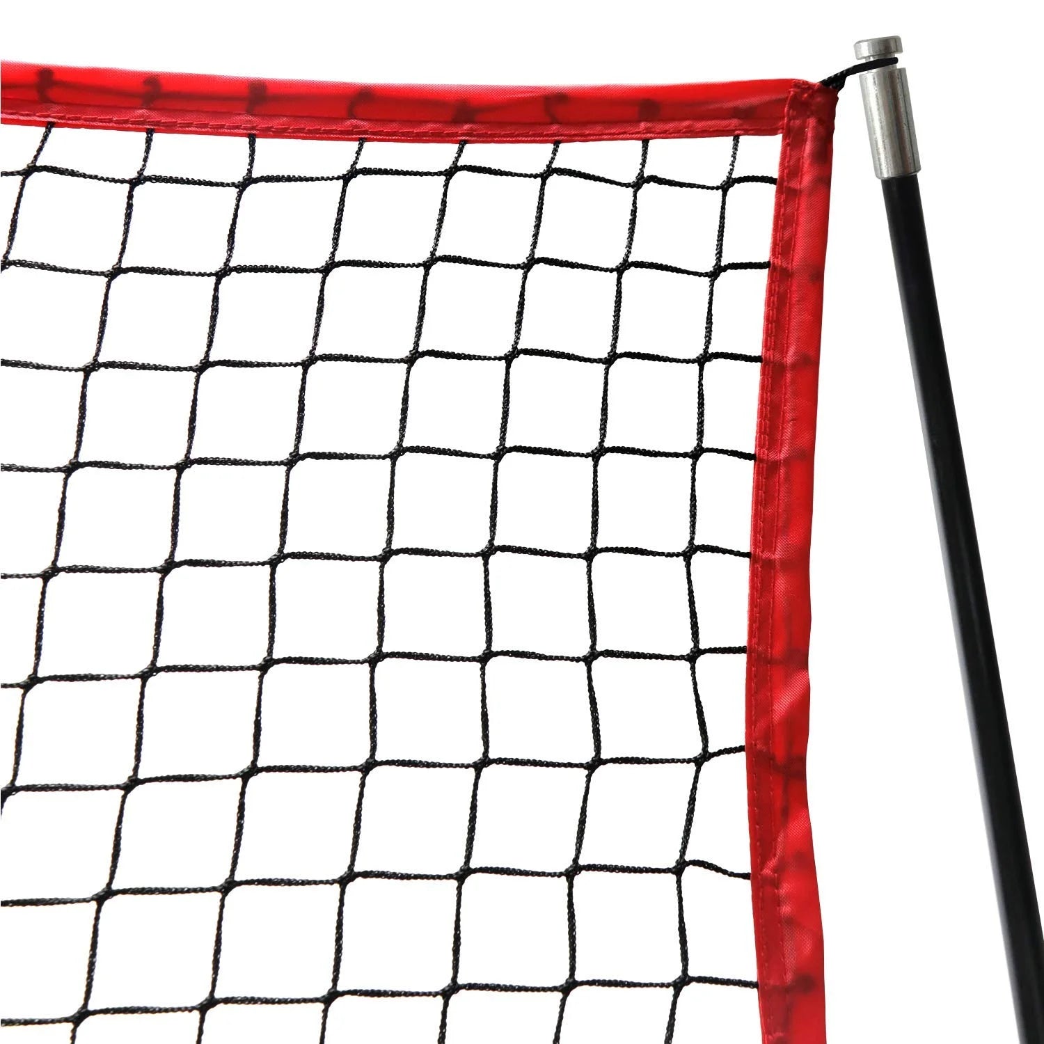 7 Ft. 7 Ft. Baseball Softball Practice Net Hitting Batting Catching Pitching Training Net with Carry Bag & Metal Bow Frame, Backstop Screen Equipment Training Aids