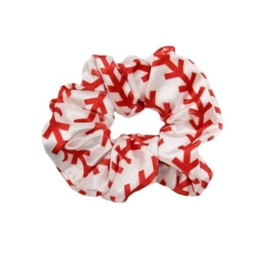 - Baseball Scrunchie, Baseball Hair Accessories, Baseball Premium Velvet, No Crease Hair Elastic, Gift for Players and Team, Hair Accessories for Women
