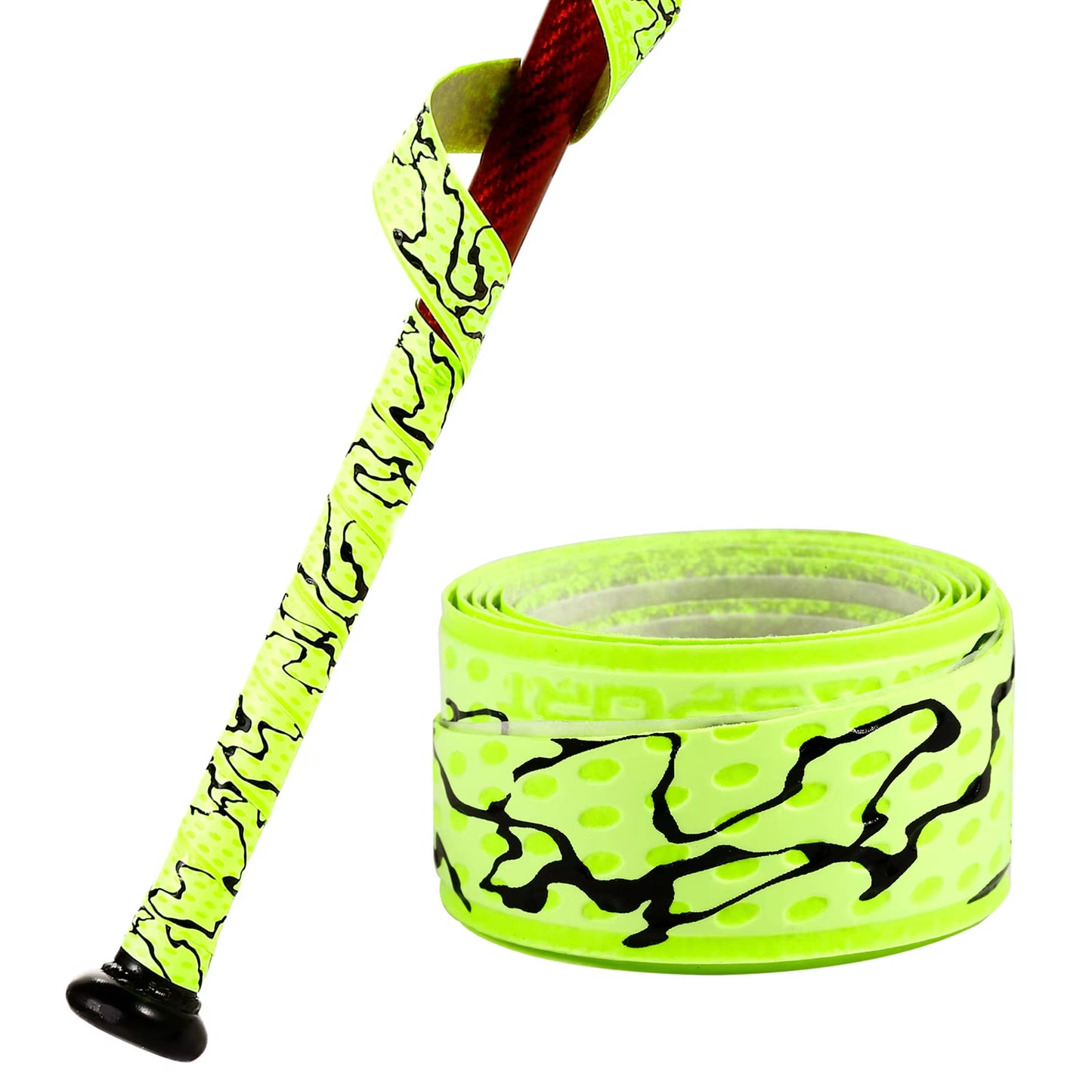 AMASPORT Baseball Bat Grip 1.1Mm New Arrivals Embossed Pattern Grips for Baseball Bat Tape for Base Ball Accessories
