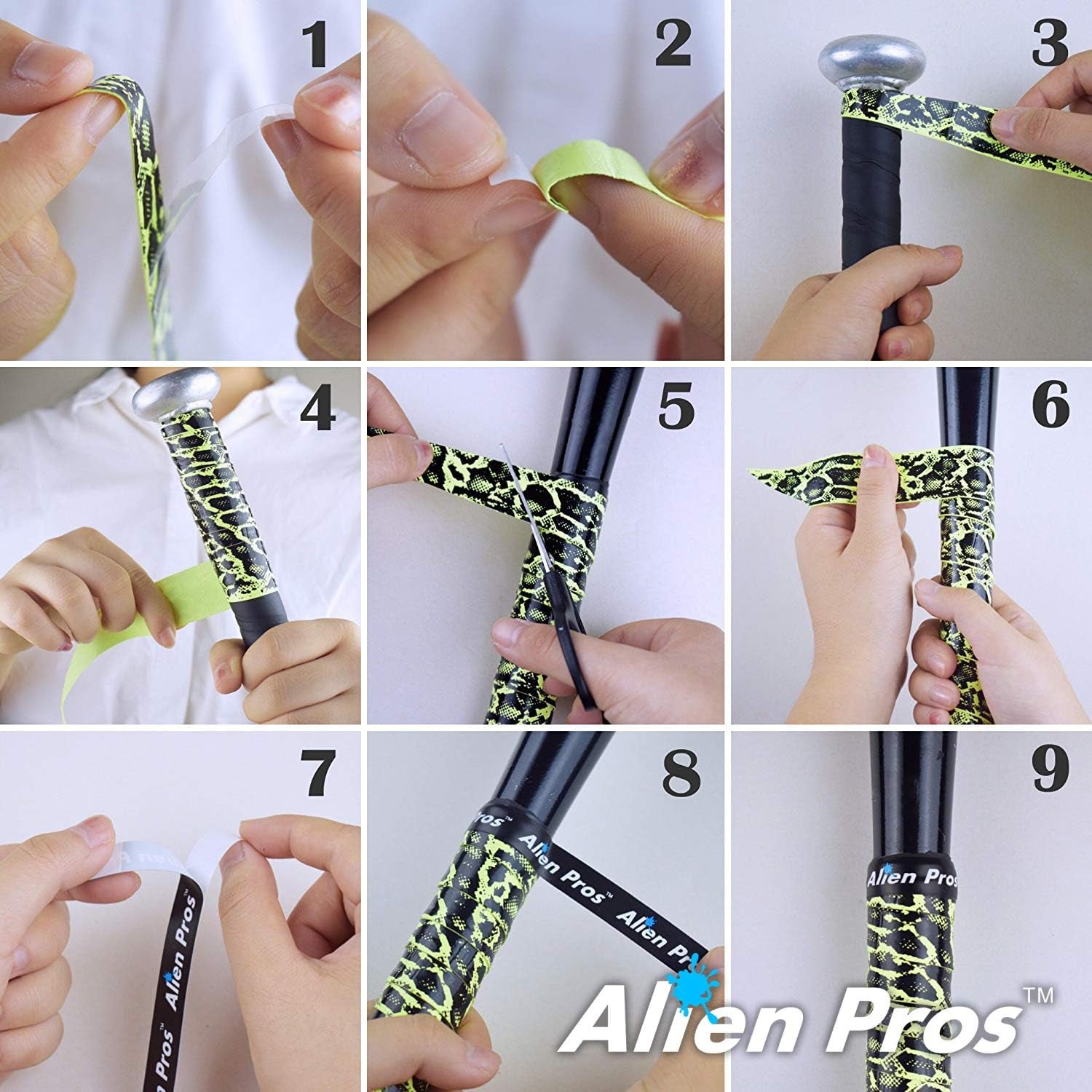 Bat Grip Tape for Baseball 0.5MM (1 or 3 Pack) – Precut and Pro Feel Bat Tape – Replacement for Old Baseball Bat Grip – Wrap Your Bat for an Epic Home Run